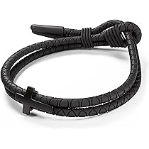 3/10限定AmiコアベルトMサイズ＆チョコザップウォッチ＆ボディローラー Amazon.com: Metzm Silicone Cross Rope Bracelets for Men